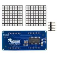2041 светодиодная матрица, Matrix, 128 светодиодов, Amber, HT16K33, I²C