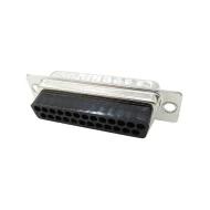 DB25-PR разъем D-Sub, Plug, Male Pins, 25 позиций, 2 ряда