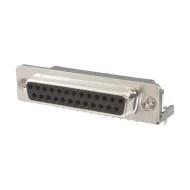 DB25-SL-24 разъем D-Sub, Receptacle, 25 позиций, 3А, 250ВAC
