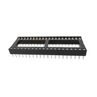 ICS-640-T гнездо для микросхем, DIP, 40 контактов, 2.54мм шаг, 1А