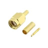 RF2-02B-T-02-50-G ВЧ соединитель, SMA, Plug, 50Ом, 6ГГц