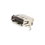 USB-A-S-RA разъем USB, USB-A, 4 контакта, USB 2.0, 1.5А, 30В AC
