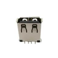 USB-A-S-VT разъем, USB-A, 4 контакта, USB 2.0, 1.5А, 30ВAC
