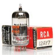 NOS-12AY7-RCA, вакуумная трубка, RCA, 12AY7, двойная слюда