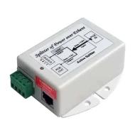 POE-SPLT-4824G-P PoE сплиттер, 48В DC вход, 24В DC выход, 50Вт, Gigabit Ethernet