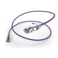CS6-01F-PUR патч-корд, Cat6, RJ45, 1.00'