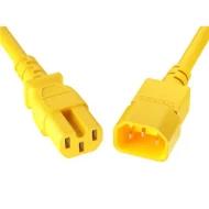 PWCD-C14C15-15A-5.5F-YLW кабель питания, 250В, 15А, 3 проводника, 14 AWG