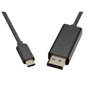 USBC-DP-03F кабель-переходник, USB-C - DisplayPort, 3.00' (914.4мм), 4K*2K@60Гц