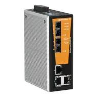 1504330000 коммутатор управляемый, 5 портов, 3x RJ45, 2x SC, 12-45В DC