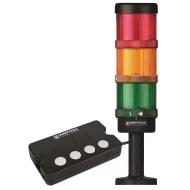 64900003 освещение, маяк, ANDON LIGHT GN/YE/RD KS 72 + BOX, 115 ~ 230В AC, IP30