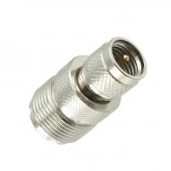 6317505 переходник ВЧ соединителей, UHF Mini Plug-UHF Jack, 50Ом, 1ГГц