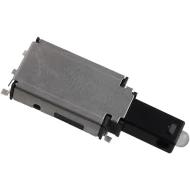 ELUMOASAQ7C12 переключатель кнопочный, SPDT, 0.25А, 50В, LED Blue