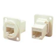 CP30220W соединитель, ADAPTOR, RJ45 8P JACK-JACK, CAT5E