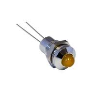 19040002 индикатор панельный, LED, желтый, 2.1В, 10мА, 20мкд