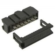 3030-14-0102-00 разъем, Socket, 14 позиций, шаг 2.54мм, IDC