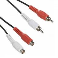 770-20010-00050 кабельная сборка, Phono (RCA) Jack (2), Phono (RCA) Plug (2), Stereo, 50.00см
