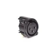 AC3FAHL2-AU-PRE соединитель, CONN PLUG FMALE XLR 3P GOLD SLDR, 3 позиции, XLR, 6А