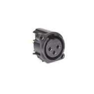 AC3FAVL1-AU-PRE соединитель, CONN PLUG FMALE XLR 3P GOLD SLDR, 3 позиции, XLR, 6А