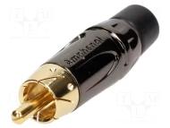 ACPL-CBK разъём цилиндрический, Phono (RCA) Plug, Male, 2 контакта, 10А, 1500В DC