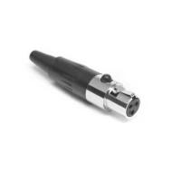 AG4F соединитель, Mini XLR, 4 контакта, 5А