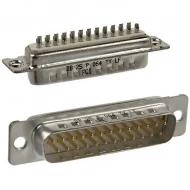 DB25P064TXLF разъем D-sub, Plug, 25 позиций, 5А, 300В