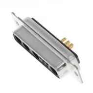 DB9W4SA00LF разъем D-sub, Receptacle, 9 позиций, 300В, 7.5А