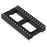 DILB28P-223TLF гнездо для микросхем, DIP, 28 контактов, 1А, 30мОм