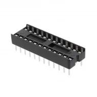 DILB24P-224TLF гнездо для микросхем, DIP, 24 контакта, 1А, 30мОм
