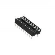 DILB18P-223TLF гнездо для микросхем, DIP, 18 контактов, 1А, 30мОм
