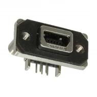 MUSBE151M0 разъем, USB - mini AB, USB 2.0, 1А, IP67