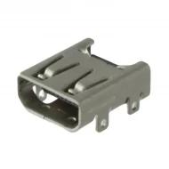 10118242-001RLF соединитель HDMI, Micro, 19 контактов, 0.3А, 40В DC