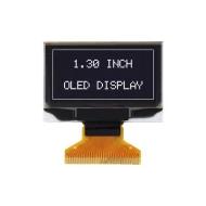 DLC0130ANOG-W дисплейный модуль, OLED - Passive Matrix, 1.3", 128 x 64, SPI