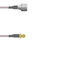 Q-2M012000R001M кабельная сборка, MCX-N J TO P RG316 DB, 50 Ом, 6 ГГц, 1м