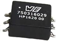 750316029 трансформатор импульсный, PUSH-PULL TRANSFORMER WE-PP, 3.3В, 3125В, 72мкГн @ 100кГц, 400кГц