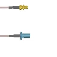 Q-2W05A0005006I коаксиальный кабель, SMA-SJB/FKRAZ-SP G316 6I, SMA-гнездо, Fakra II (Gen 2.0) штекер, 50 Ом, 3 ГГц