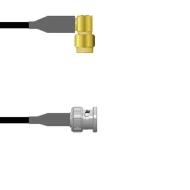 Q-3600L0008002M кабельная сборка, BNC-SMA, RG-58, 50 Ом, 1 ГГц