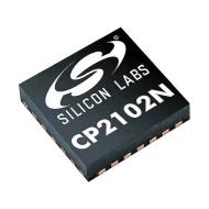CP2102N-A02-GQFN28R микросхема интерфейса, USB to UART Bridge, USB 2.0, 3В ~ 3.6В, 9.5мА