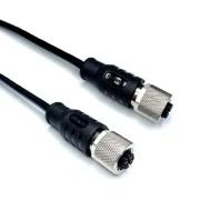 M12X-08CFS00-UL24N10 кабельная сборка, круговой соединитель, 8-позиционный, M12, IP67