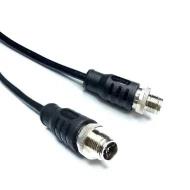 M12X-08CMS00-UL24N10 кабельная сборка, круглая, 8 контактов, 1м, IP67