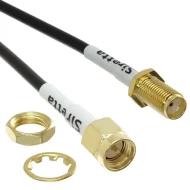 ASMA020X174S11 кабельная сборка, коаксиальный, SMA to SMA, RG-174, 50 Ом, 6 ГГц