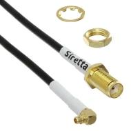 ASMK010X174S11 кабельная сборка, SMA-MMCX, RG174, 50 Ом, 3 ГГц