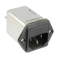 FN9260SB-6-06-20 модуль ввода питания, IEC 320-C14, 6А, Filtered (EMI, RFI), 250В AC