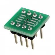 LCQT-SOIC8-8 переходник, SMD to DIP, SOIC, 8 позиций, 1.27мм