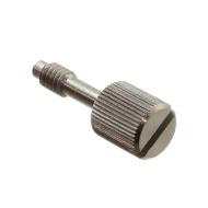 0502-SS винт панельный, Knob, Slotted, 1/4"-28, нержавеющая сталь