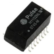 H1102NLT трансформатор импульсный, 1 порт, 1:1 Transmitter, 1:1 Receiver