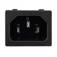 701W-X2/04 разъем IEC, IEC 320-C14, розетка, 10А, 250В AC