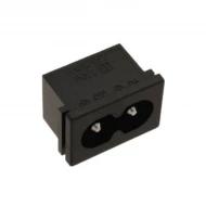 770W-X2/10 разъем IEC, IEC 320-C8, 2.5А, 250ВAC