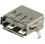 USB-A1HSW6 разъем, USB-A, 4 контакта, 1А, 30В перем.