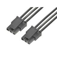 2147501031 кабельная сборка, Micro-Fit 3.0, гнездо-гнездо, 3 контакта, 150мм, 8.5А, 300В