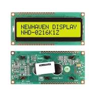 NHD-0216K1Z-FL-YBW дисплейный модуль LCD, 16 x 2 символов, STN, 4.5В ~ 5.5В